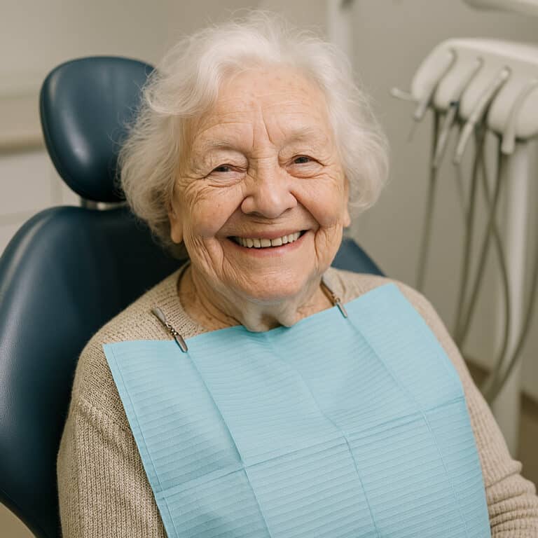 Spokojný senior po zákroku